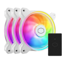 Cooler Master MasterFan MF120 Halo2 White Edition ARGB (3xFAN) 120mm Casing Cooling Fan